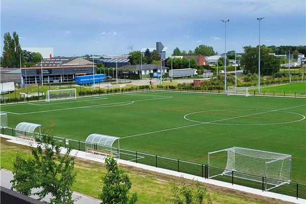 Aménagement terrain de football synthétique - Sportinfrabouw NV